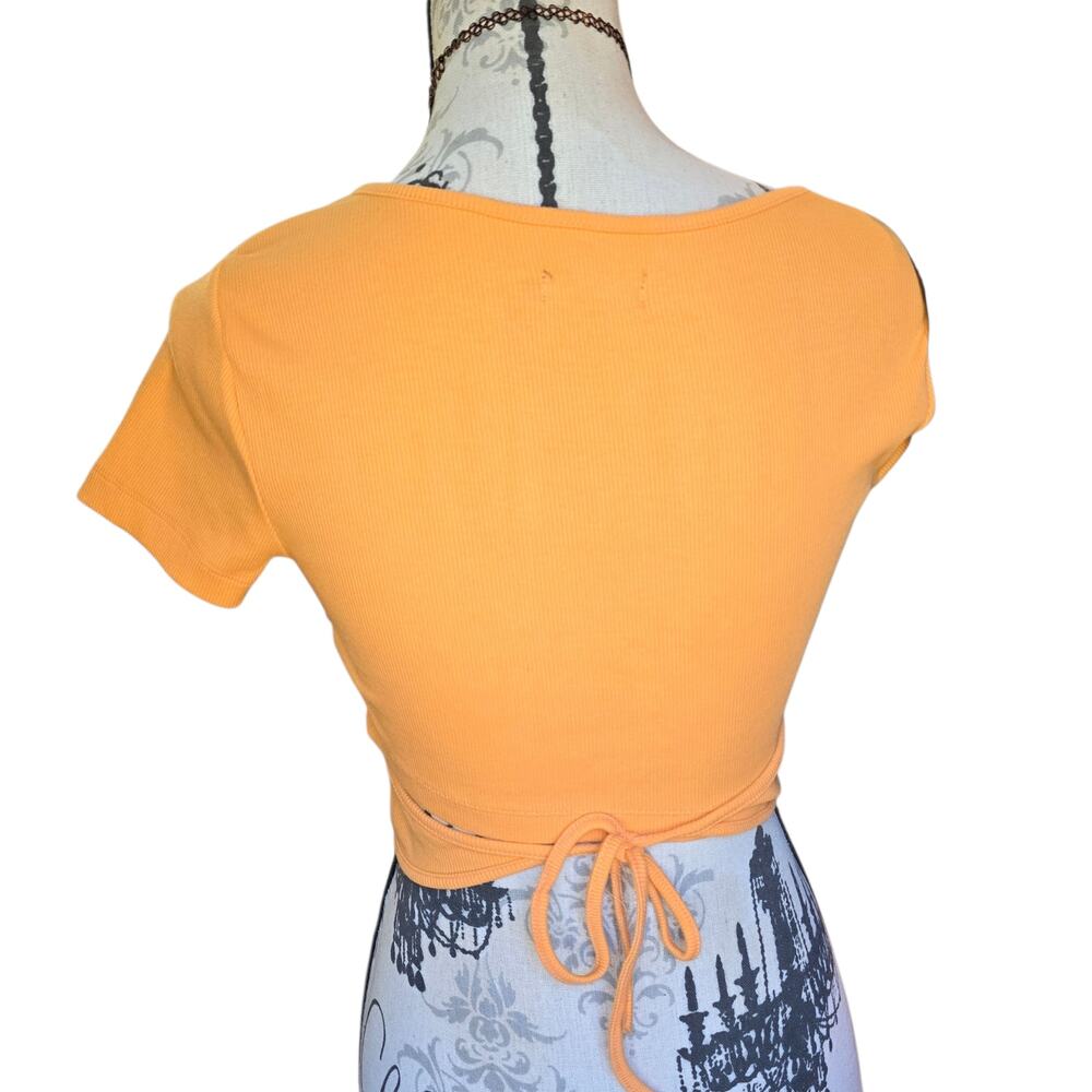 Y2k Style Wild Fable Crop Top Orange Size S - Picture 2 of 9